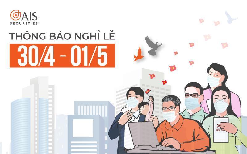 Thông báo lịch nghỉ 30/4 - 1/5